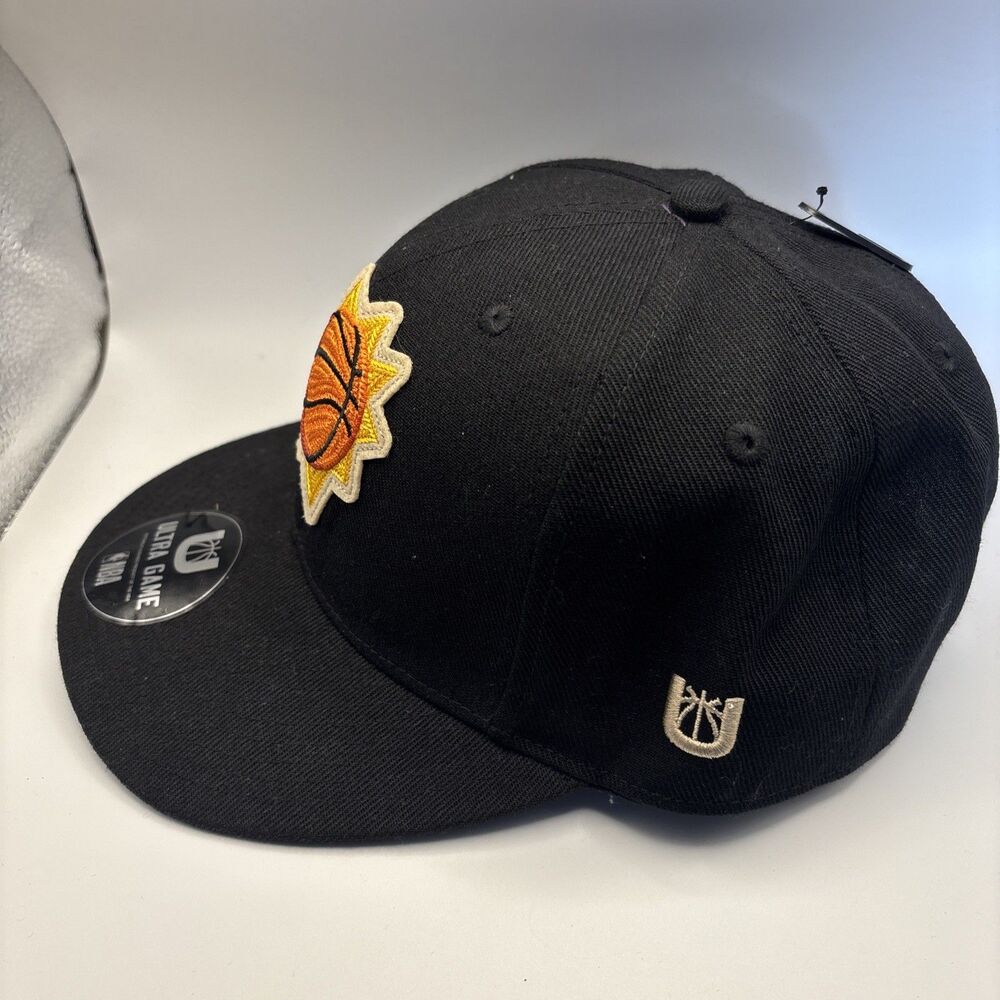 Ultra Game Phoenix Suns NBA Adjustable Cap Hat Black Basketball Licensed - Picture 3 of 7